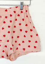 Charger l&#39;image dans la galerie, PASSIONNEMENT - Caleçon jersey rose coeur rouge

