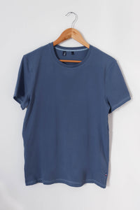 L'INTEMPOREL - Tshirt bleu moyen